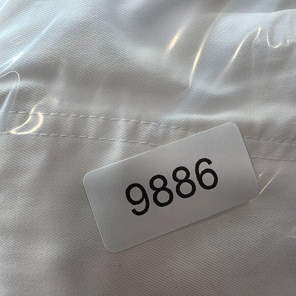 Mens Fashion Style White Shorts Drawstring 100% Polyester 10" Inseam Size XL - Picture 10 of 10